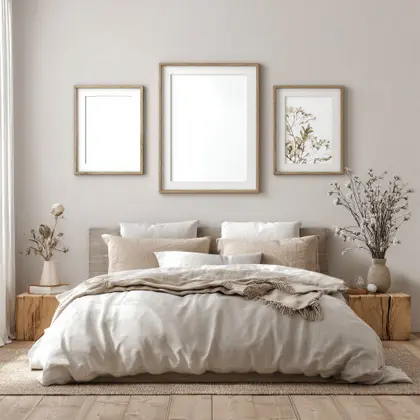 Chambre minimaliste sereine — puzzle de 400 pièces