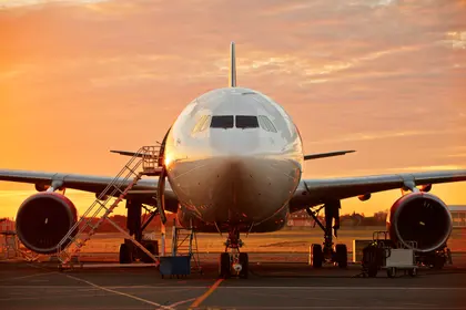 Sunrise Over Runway — 150-piece jigsaw puzzle