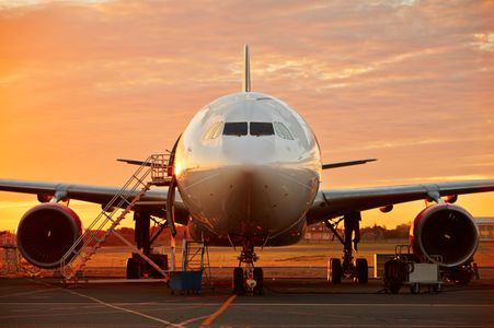 Sunrise Over Runway — 150-piece jigsaw puzzle