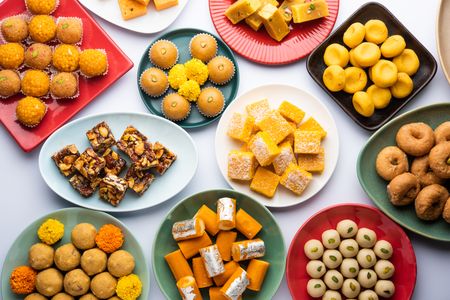 Colorful Indian Sweets — 150-piece jigsaw puzzle