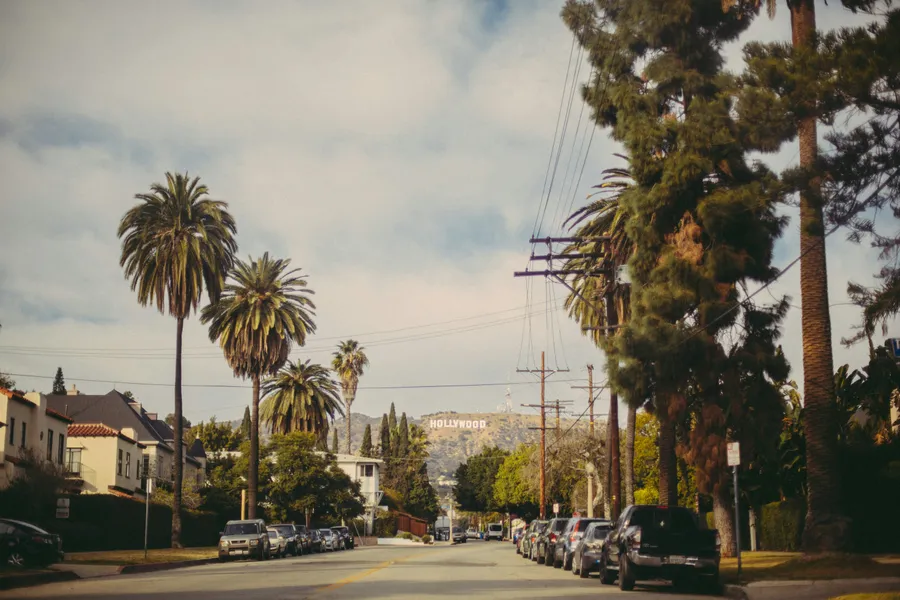 Pohled na hollywoodskou ulici — 150 dílné puzzle