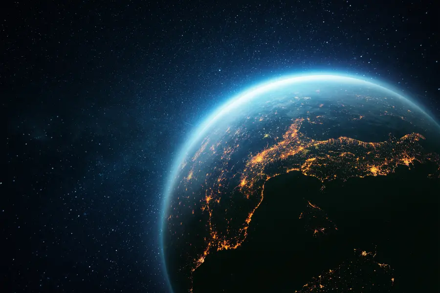 Earth's Night Glow — 150-piece jigsaw puzzle