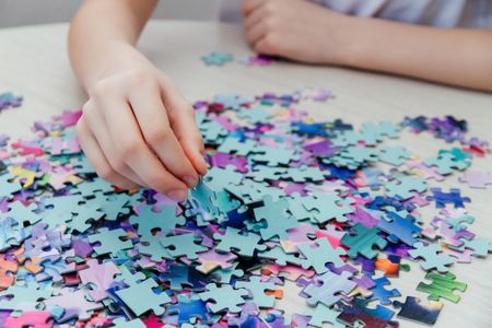 Puzzle Piece Harmony — 150-piece jigsaw puzzle