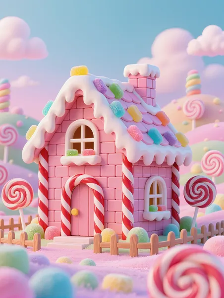 Candyland Cottage — 200-piece jigsaw puzzle