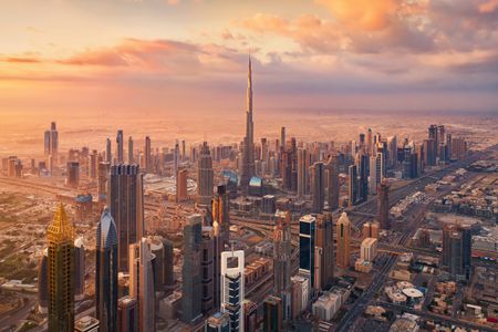 Golden Skyline of Dubai — 200-piece jigsaw puzzle