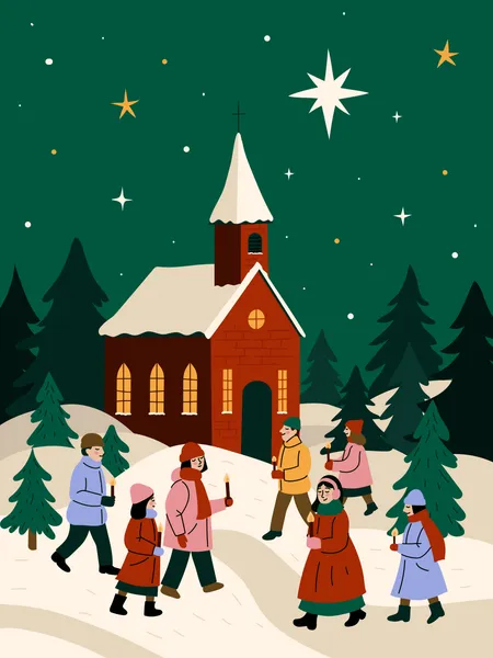 Winter Candle Procession — 150-piece jigsaw puzzle
