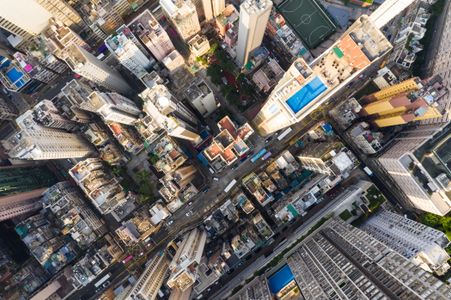 Urban Maze from Above — 100-piece jigsaw puzzle