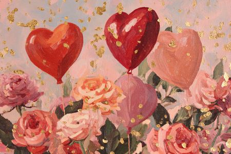Hearts and Roses — 100-piece jigsaw puzzle
