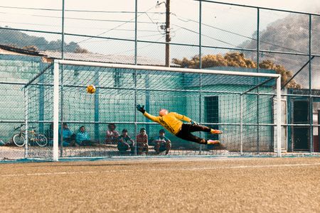 Dramatic Goalkeeping Save — 300-piece jigsaw puzzle
