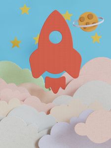 Whimsical Space Adventure — 200-piece jigsaw puzzle