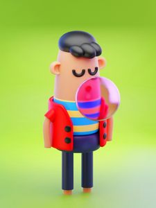 Curious Cartoon Character — 200-piece jigsaw puzzle