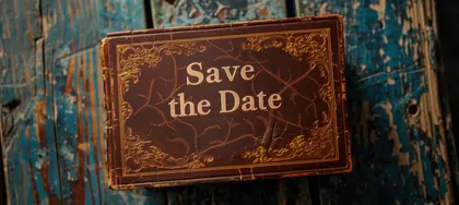 Elegant Date Announcement — 200-piece jigsaw puzzle