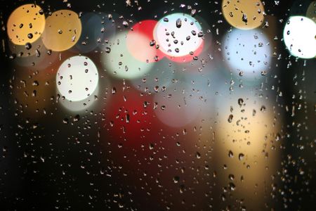 Raindrops and City Lights — 300-piece jigsaw puzzle