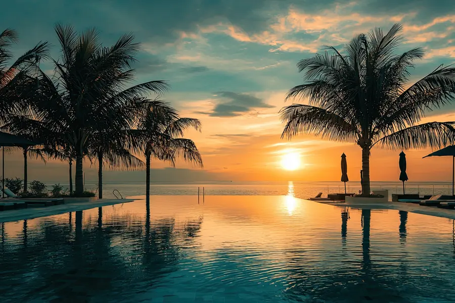 Paradise Sunset Escape — 84-piece jigsaw puzzle