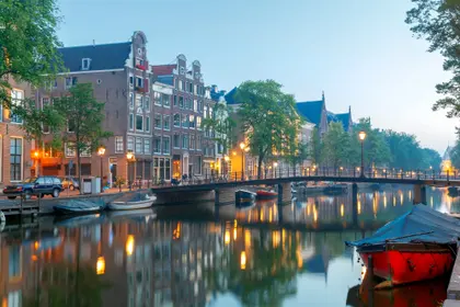 Evening Canal Reflections — 494-piece jigsaw puzzle