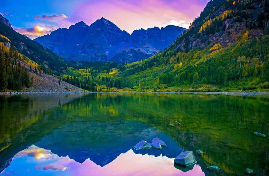 Serene Mountain Reflection — 500-piece jigsaw puzzle