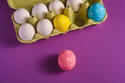 Colorful Easter Eggs — 150-piece jigsaw puzzle