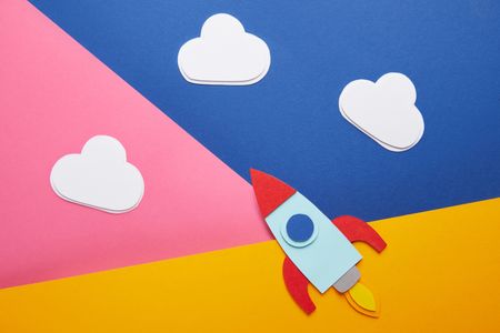 Playful Rocket Adventure — 100-piece jigsaw puzzle