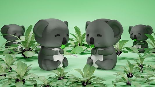 Playful Koala Garden — 200-piece jigsaw puzzle