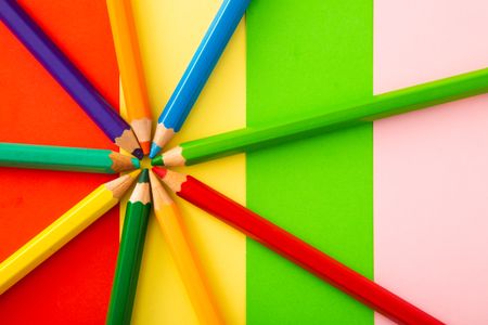 Colorful Pencil Burst — 200-piece jigsaw puzzle