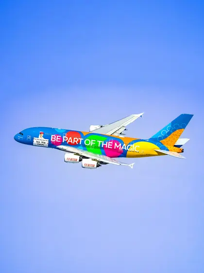 Colorful Flight Magic — 100-piece jigsaw puzzle