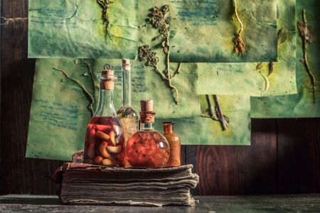 Mystical Alchemy Lab — 500-piece jigsaw puzzle