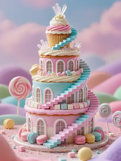 Whimsical Candy Castle — 300-piece jigsaw puzzle