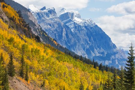 Autumn Mountain Vista — 100-piece jigsaw puzzle