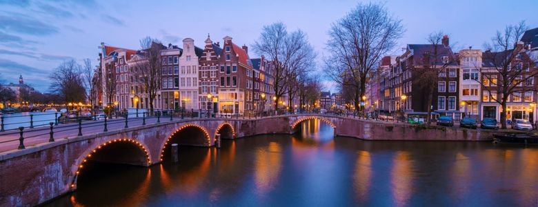 Amsterdam Evening Glow — 300-piece jigsaw puzzle
