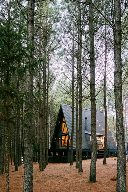 Cozy Cabin Retreat — 100-piece jigsaw puzzle