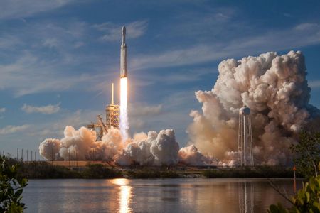 Rocket Launch Triumph — 100-piece jigsaw puzzle