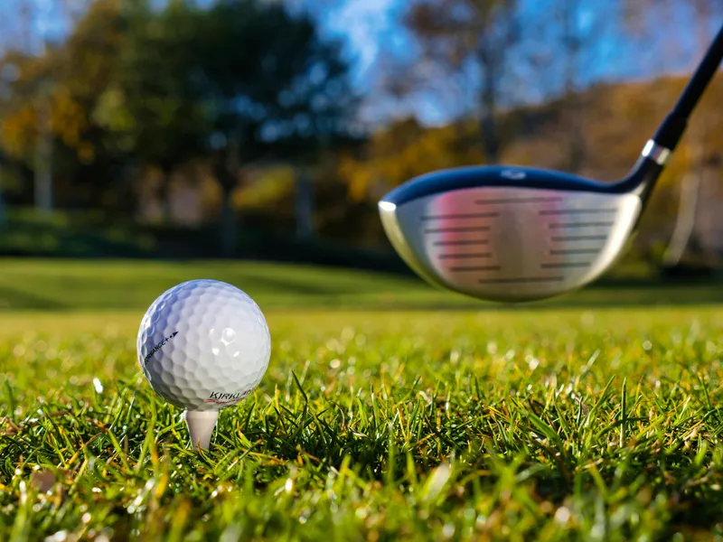 Golf vuruş anı — 300 parçalı yapboz