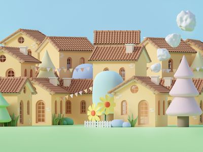 Whimsical Village Scene — 100-piece jigsaw puzzle