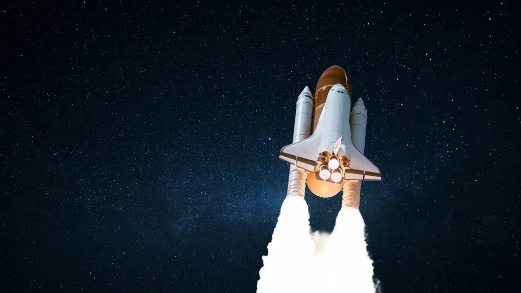 Majestic Rocket Launch — 300-piece jigsaw puzzle