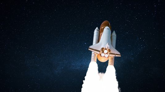 Majestic Rocket Launch — 300-piece jigsaw puzzle