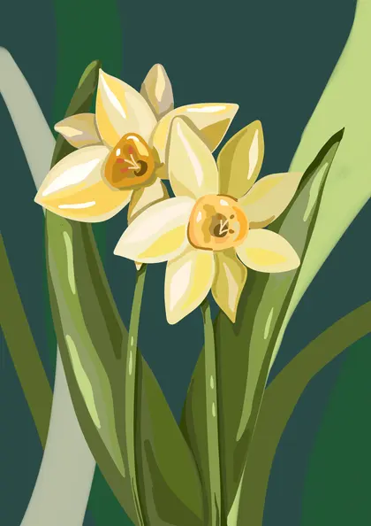 Spring Daffodils — 150-piece jigsaw puzzle