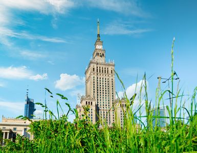 Towering Urban Spire — 64-piece jigsaw puzzle