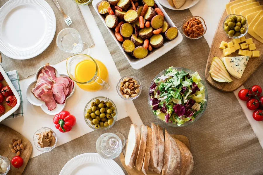 Vibrant Brunch Spread — 200-piece jigsaw puzzle