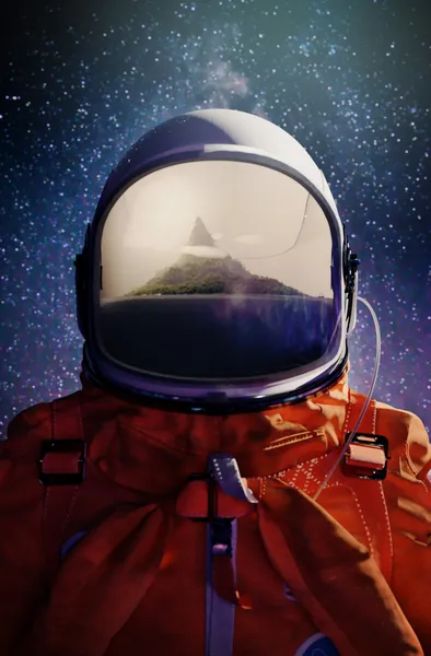 Island Reflections in Space — 300-piece jigsaw puzzle