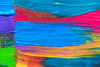 Vibrant Brush Strokes — 500-piece jigsaw puzzle