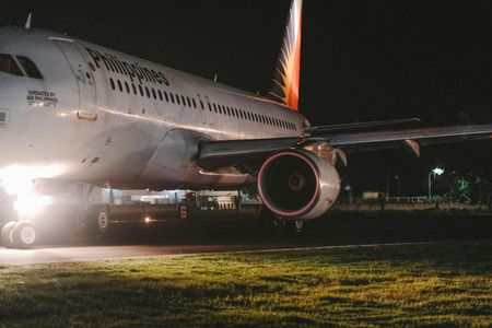 Nighttime Aircraft Glow — 100-piece jigsaw puzzle