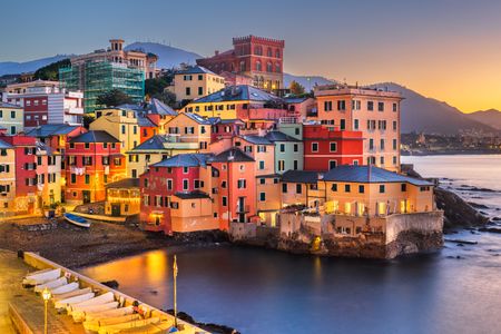 Colorful Coastal Village — 100-piece jigsaw puzzle