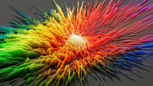 Vibrant Color Explosion — 300-piece jigsaw puzzle