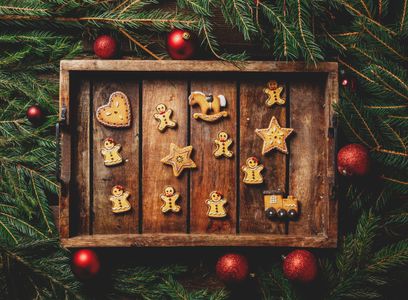 Festive Gingerbread Delight — 64-piece jigsaw puzzle