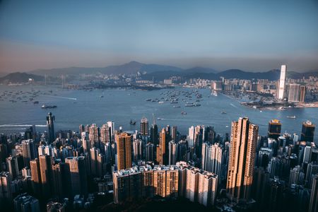 Urban Harbor View — 100-piece jigsaw puzzle