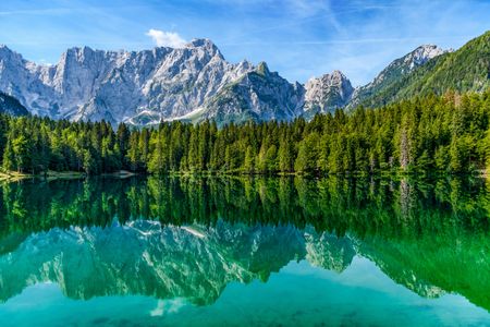 Mountain Reflection Serenity — 64-piece jigsaw puzzle