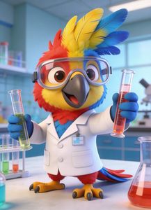 Parrot Chemist Adventure — 300-piece jigsaw puzzle