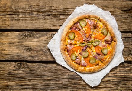 Rustic Pizza Delight — 100-piece jigsaw puzzle