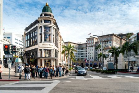 Bustling Beverly Hills — 100-piece jigsaw puzzle