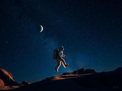 Lunar Stroll — 64-piece jigsaw puzzle